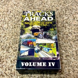 Tracks ahead, series about exciting world of trains, volume IV vhs videotape
